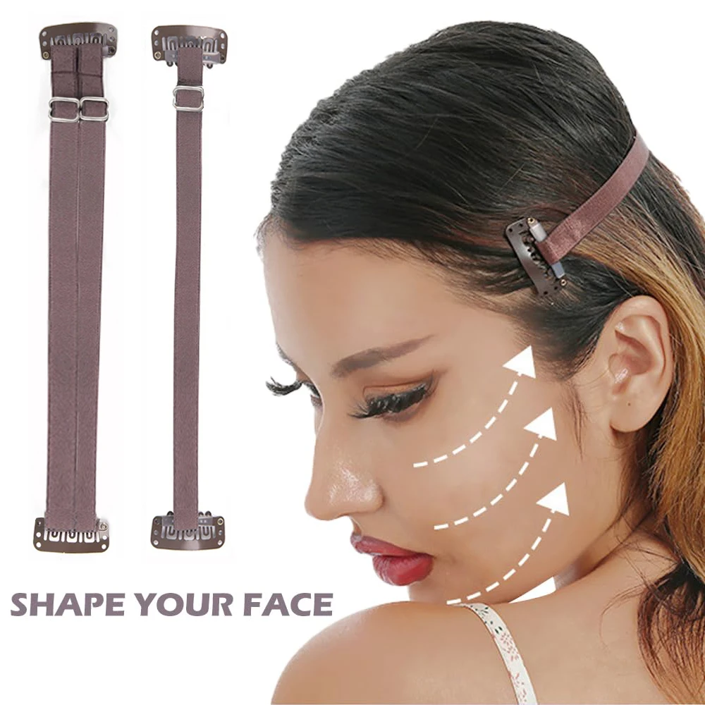 

1 шт., подъемная лента, растягивающая лента для глаз, бровей, лисьих глаз, волшебная эластичная лента с зажимами Bb, регулируемый ремешок для волос