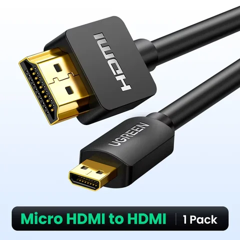 UGREEN Micro HDMI кабель 1-3 м, папа-папа, высокое качество передачи — фото товара