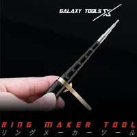 Galaxy Tool T14B01 Metal Wire Winder Ring Maker Craft Tool Step Roller Multi-segment Reel with Scale for Model Hobby Tools DIY