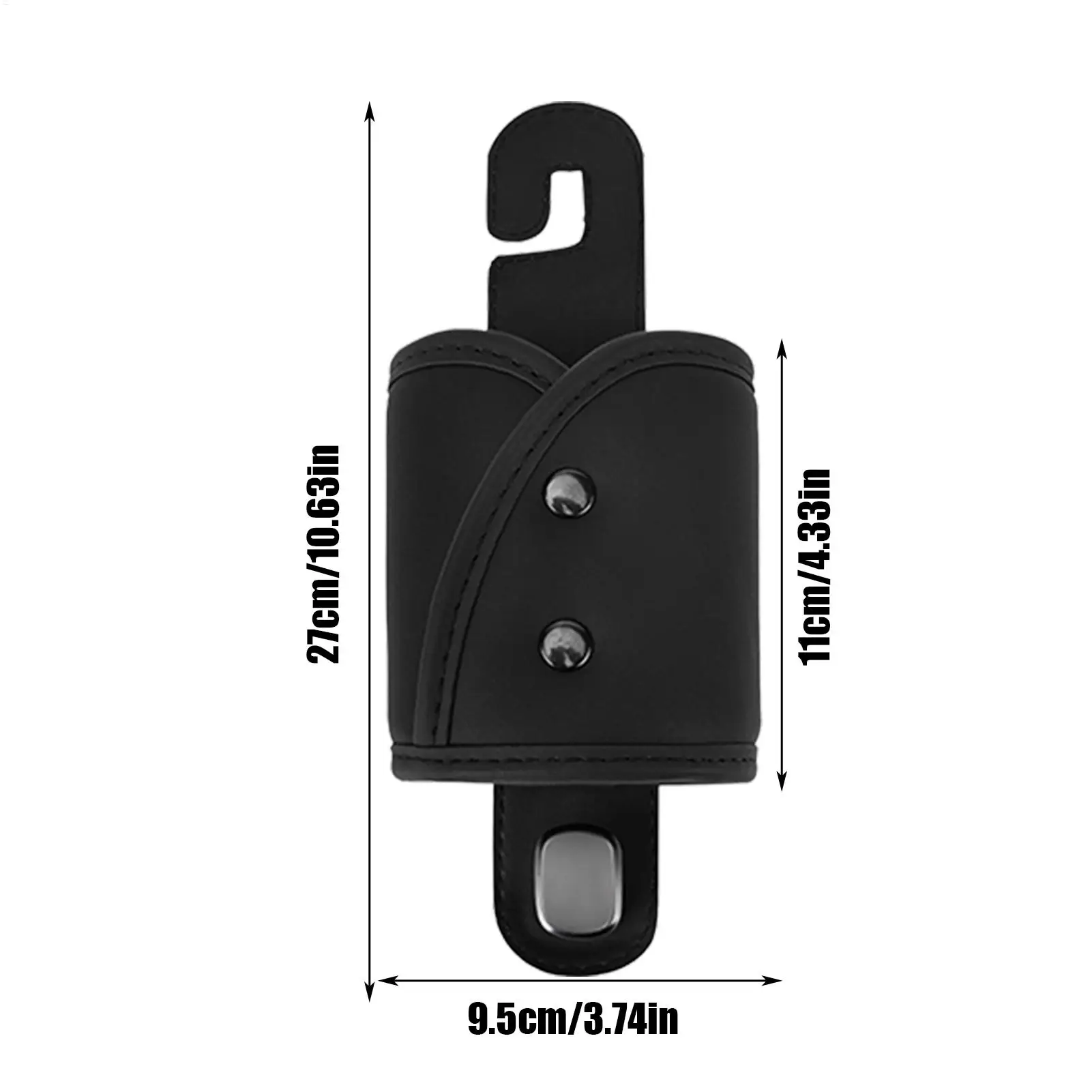 حامل الكأس للمقعد الخلفي للسيارة، حامل الكأس للمقعد الخلفي لسيارات الدفع الرباعي، صندوق تخزين بخطاف المتوسع، شديد التحمل لرحلات الطرق