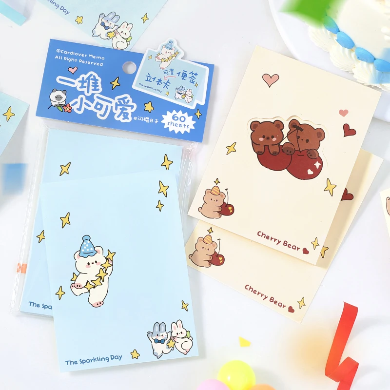 6packs/LOT A bunch of cute little ones series retroy creative decoration DIY memo pad