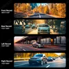 4チャンネルダッシュボードカメラa8HD,OBDPEAK-4K p,adas,bsd,車のDVR,wifiアプリケーション,バックミラー,車のビデオカメラ,24時間駐車場,1080 2