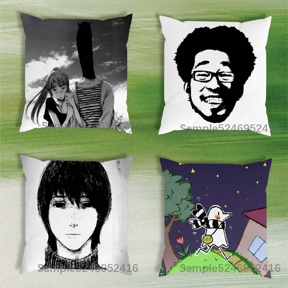 

Oyasumi G-Goodnight P-Punpun Cushion Cover Pillow Cover Decor Pillowcase Printed Cushion Case For Couch