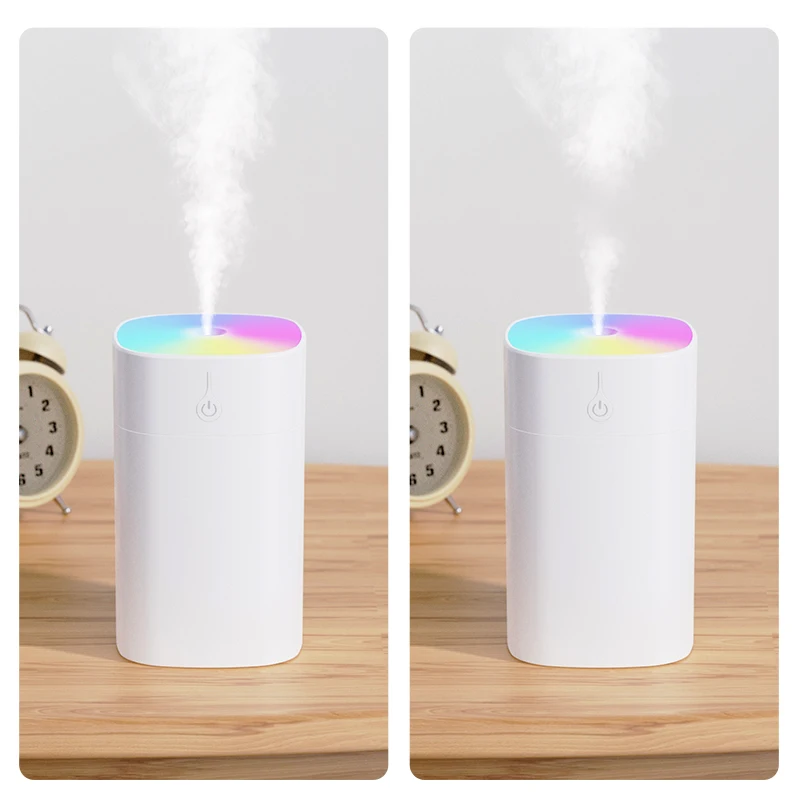 Humidificateur diffuseur d'aromathérapie avec télécommande, huiles essentielles, étiquettes d'air, chambre et salon, 7 couleurs, 400ml