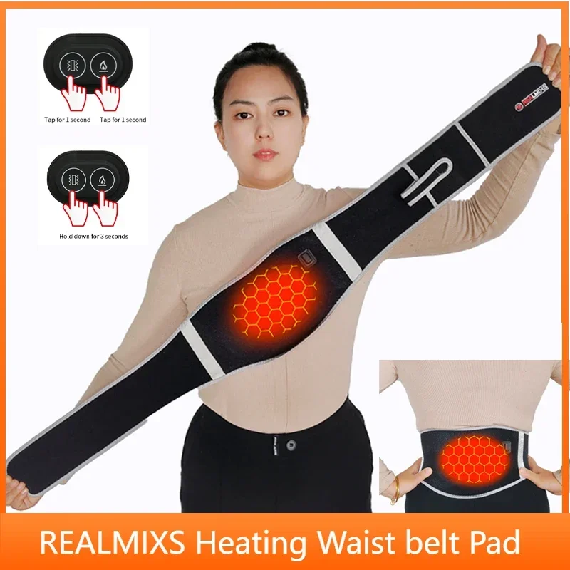 Electric Heating Waist belt pad Electric heat waist back pain USB Back Support Brace Pain Hot Compress Therapy Lumbar