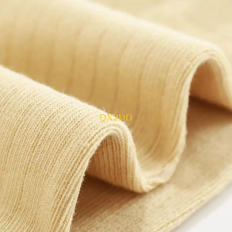 

QX2D Warm Socks Boneless Socks Solid Color Above Knee Length Socks for Daily Party