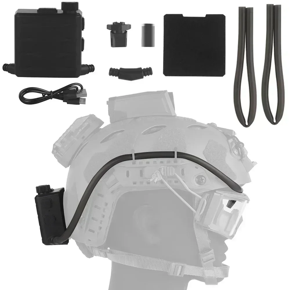 Tactical Goggles Defogger Outdoor Hunting Shooting Goggles AntiFog Unit Adjustable Wind Speed Defogging Fan Kit New