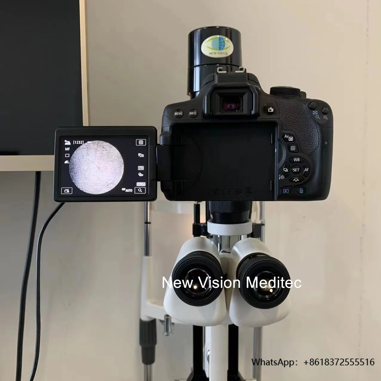 

daNEW VISION Digital SLR Camera Adapter for Slit Lamp and Surgical Microscope Beam Splitter