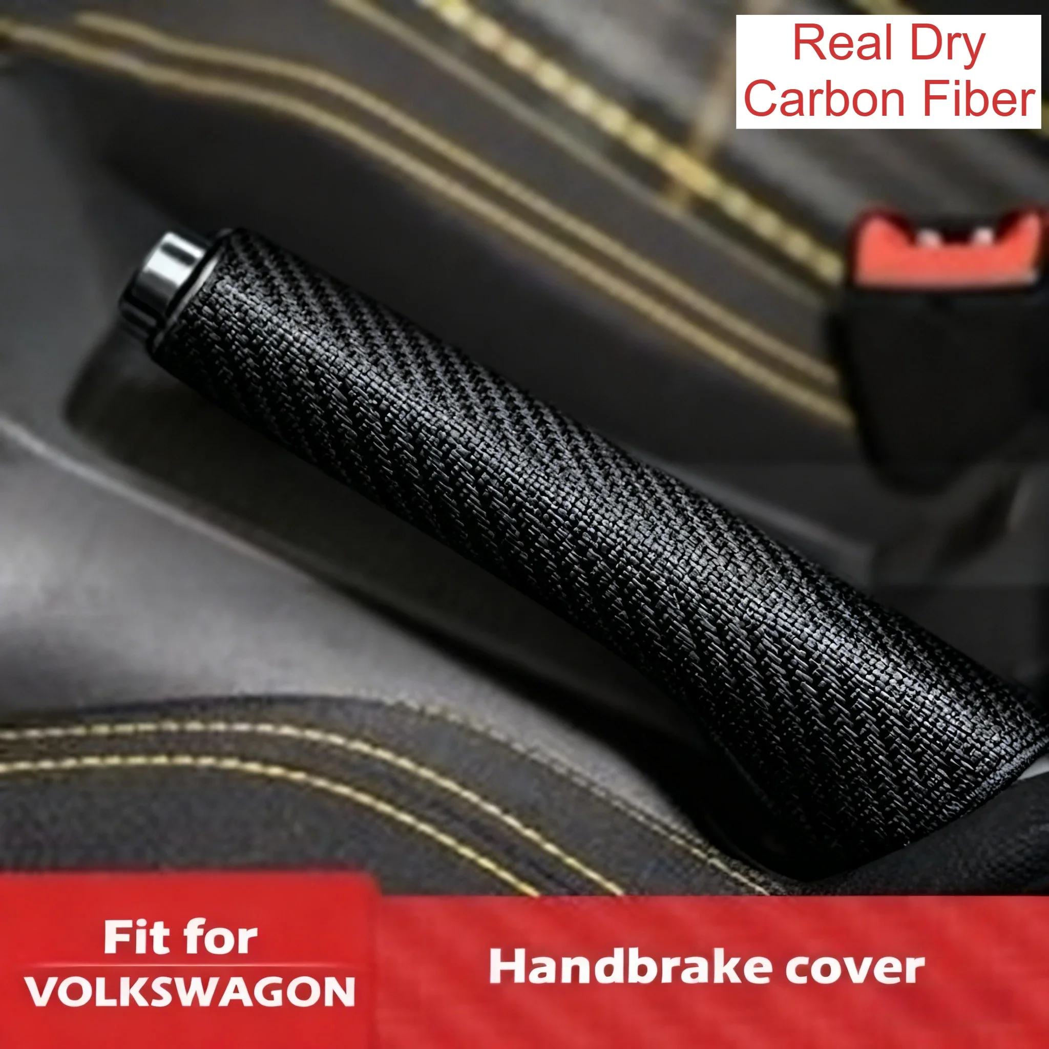 

Накладка на ручник из настоящего сухого карбона для VW Jetta MK3 Golf 6 MK6 EOS Scirocco, замена ручки тормоза, аксессуары для интерьера автомобиля