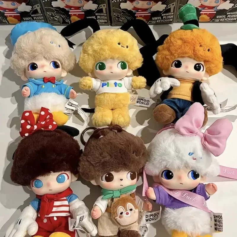 

18cm Animal Kingdom Series Mystery Boxes Doll Enamel Glue Face Plush Doll Blind Box Pendant Gift Plush Toy Kid Birthday Gift
