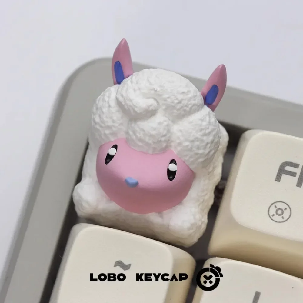 Palworld Keycap Custom Cute Keyboard Cap Original Cartoon Hand Grinding Individuality KeyCap for Mechanical Keyboard Accessories