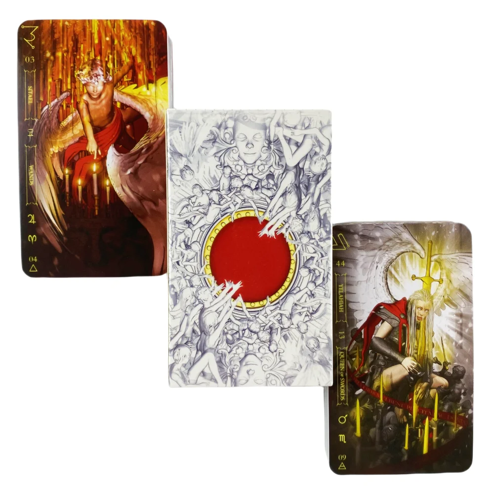 Tarot w lekkich kartach 78 Deck Oracle angielskie wizje wróżbiarstwa edycja Borad gry