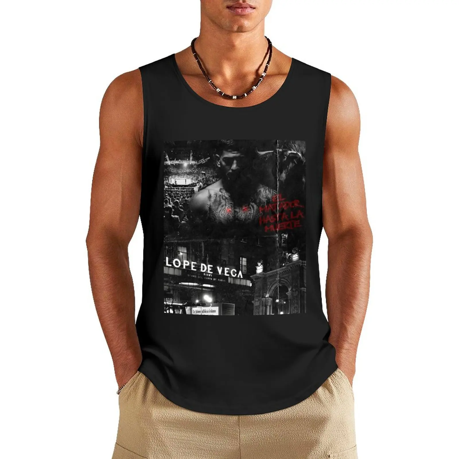 

Ilia El Matador Topuria Tank Top gym accessories men fashion 2025 man T-shirt for fitness cool things
