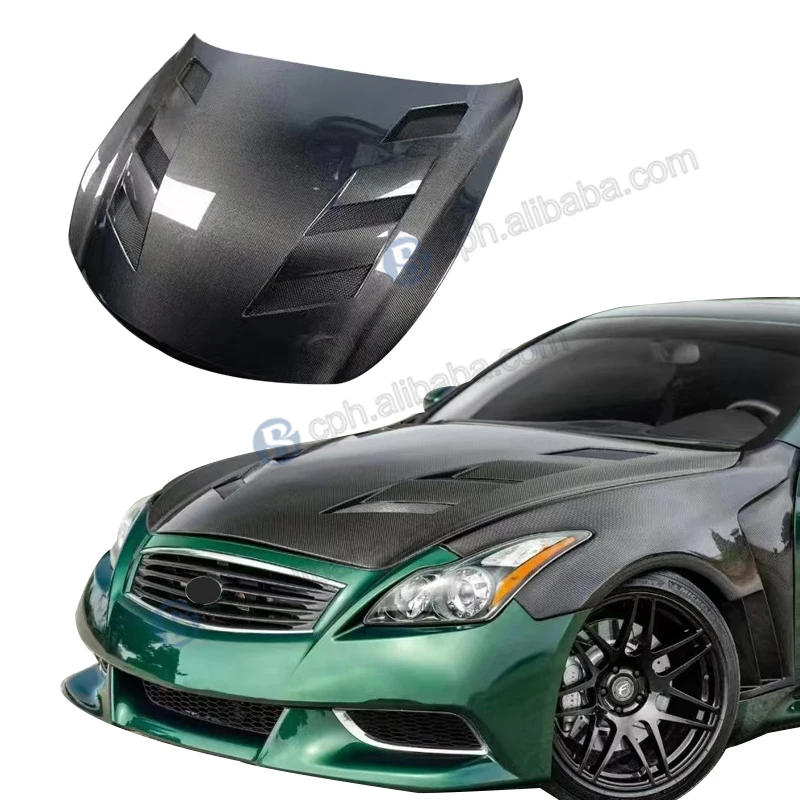 

Car Accessories Car Honeycomb Carbon Fiber Bonnet Hood For Infiniti G37 Coupe 2008-2014
