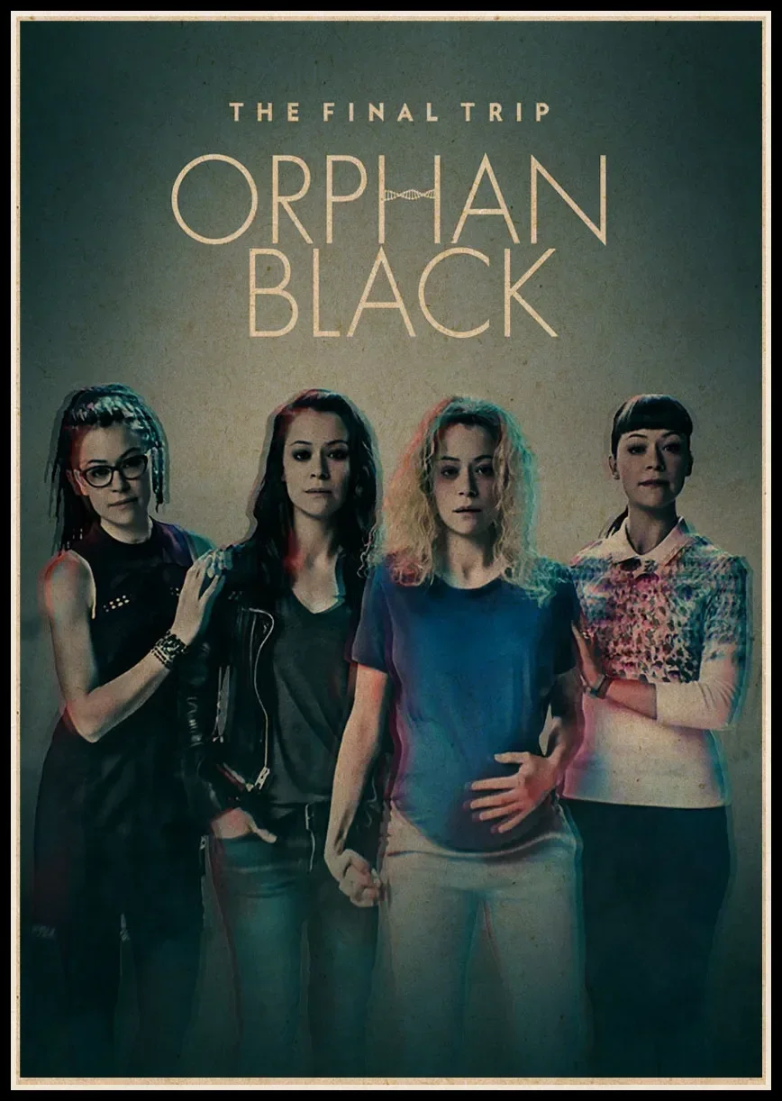 Orphan Black Posters Kraft Paper Retro Painting High Definition Clear Image Home Decoration Room Bedroom Bar Home Art Decor