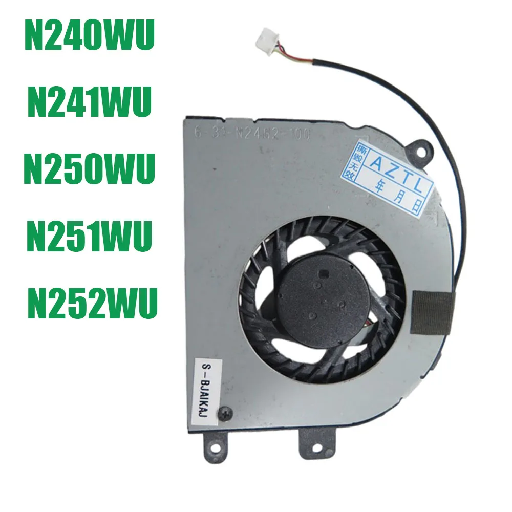 For CLEVO N240WU N241WU N250WU N251WU N252WU DC5V 0.5A 3PIN 3Lines Laptop CPU Fan New