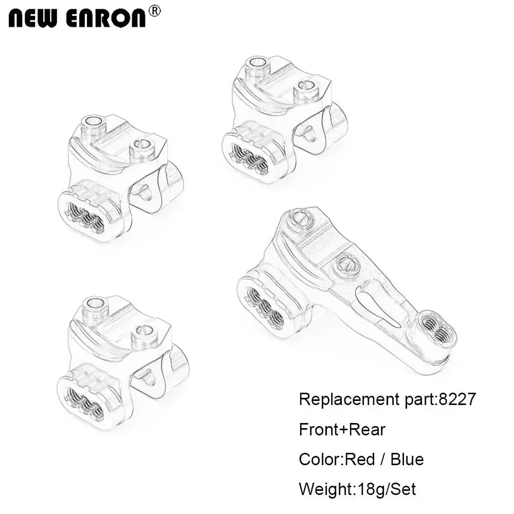 Liens de suspension avant et arrière CNC en alliage, support d'appellation, nouveau dépôt, 8227 pour RC 1/10, Traxxas TRtage 1979, oral role Ford TRX6, Mercedes-Benz