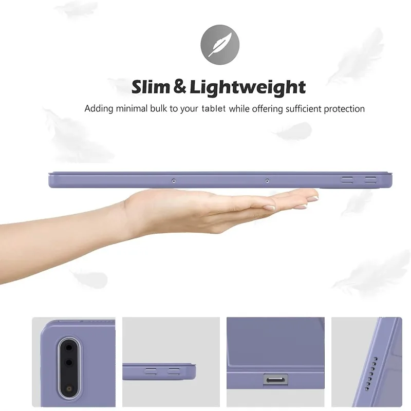 حافظة لهاتف Xiaomi Redmi Pad 2 مقاس 11 بوصة 2025 ثلاثية الطي من جلد البولي يوريثان حافظة خلفية ناعمة حافظة ذكية لهاتف Funda Tablet Redmi Pad 2