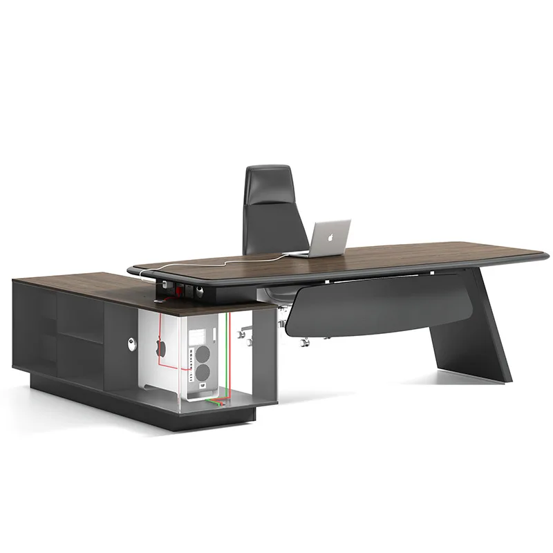 Light Luxury Boss Desk Simple Modern Chairperson President Manager Taipan Desk Office