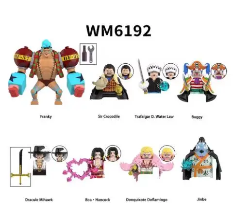 Bandai ONE PIECE Dragon Ball Super Mini Figure Set van 8 Wukong-personages WM6185 WM9183 WM6179 WM6180 WM6181 Verzamelbaar speelgoed