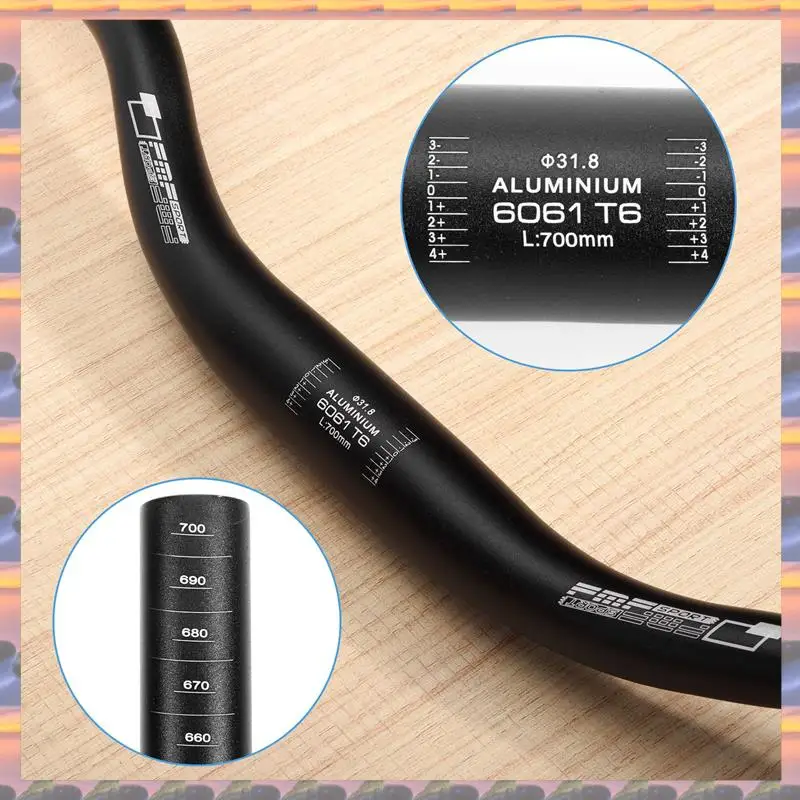 

ABML Fmfxtr Bike Handlebar Aluminium Alloy Mtb Handlebar 700Mm 31.8Mm Bicycle Riser Handle Bars Bicycle Parts