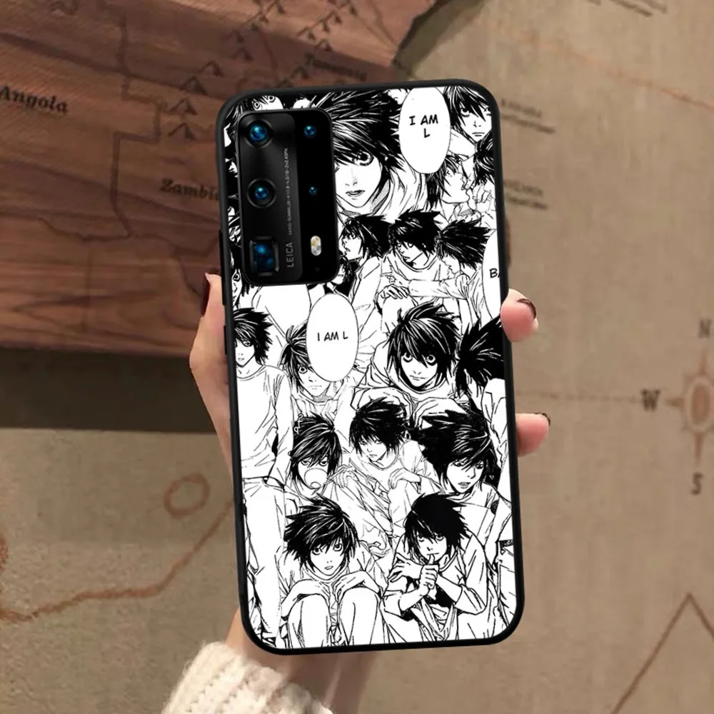 Death Note Yagami Light L Lawliet Phone Case For Huawei P 8 9 10 20 30 40 50 Pro Lite Psmart Honor 10 Lite 70 Mate 20lite