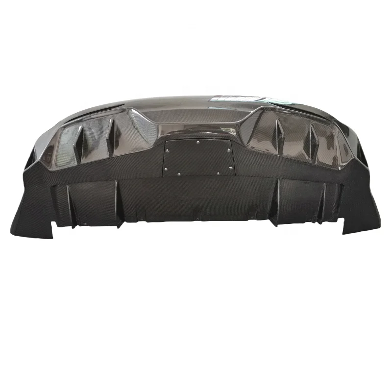 

High quality Top style carbon fiber rear diffuser rear lip body kit for Tesla model x carbon fiber diffuser