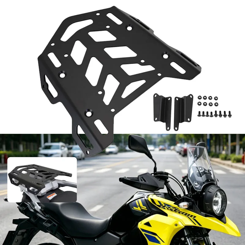 

For Suzuki DL250 V-Strom VSTROM 250 2017-2023 2019 2020 2021 2022 Aluminum Rear Luggage Rack Top Case Bracket Cargo Rack