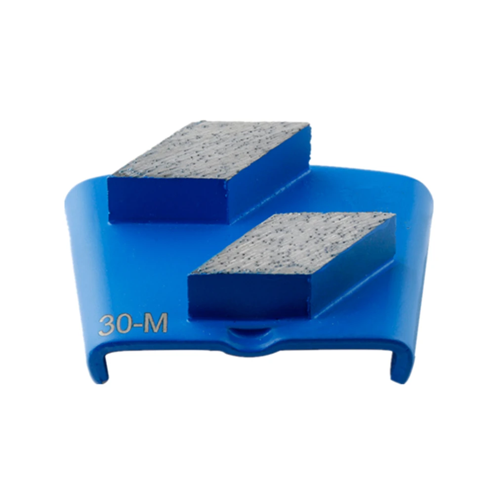 EZ79 Super Quality HTC Diamond Abrasive Concrete Floor Grinder Blade EZ Metal Bond Dry Polishing Pad with Double Rhombus Bars