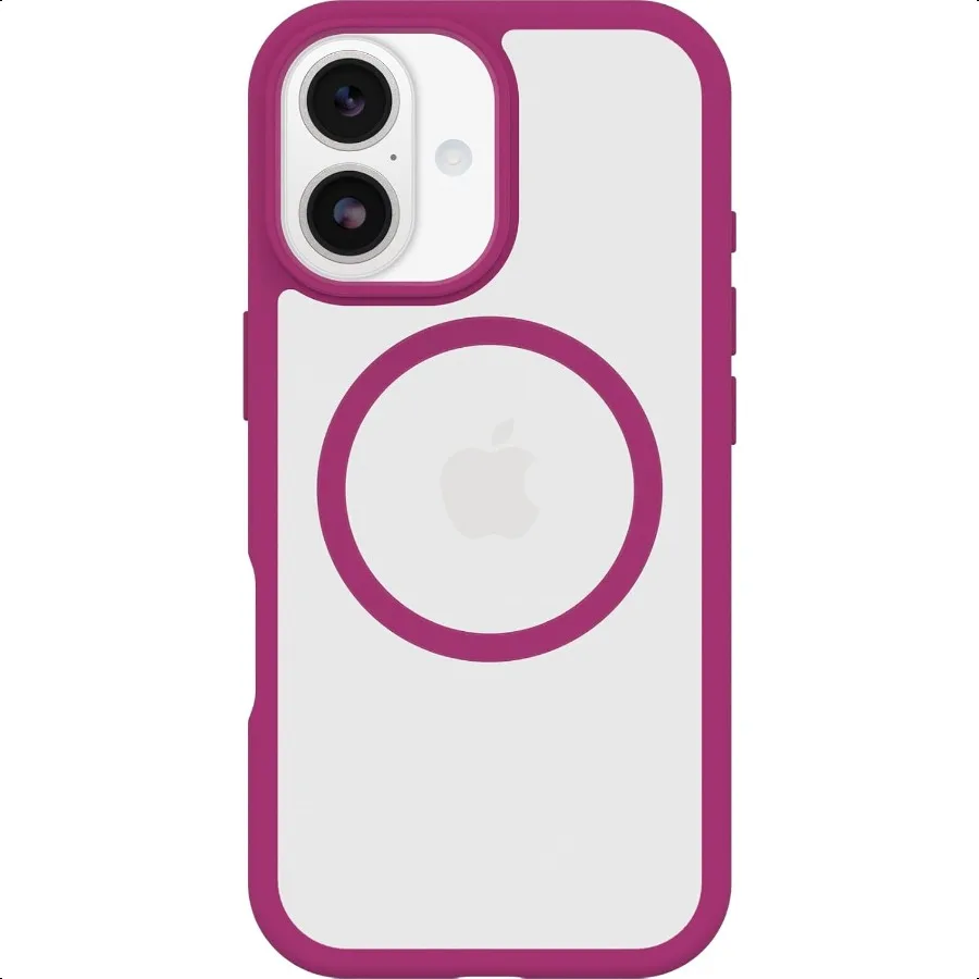 

Чехол серии Profile iPhone 17, розовый кристалл, розовый