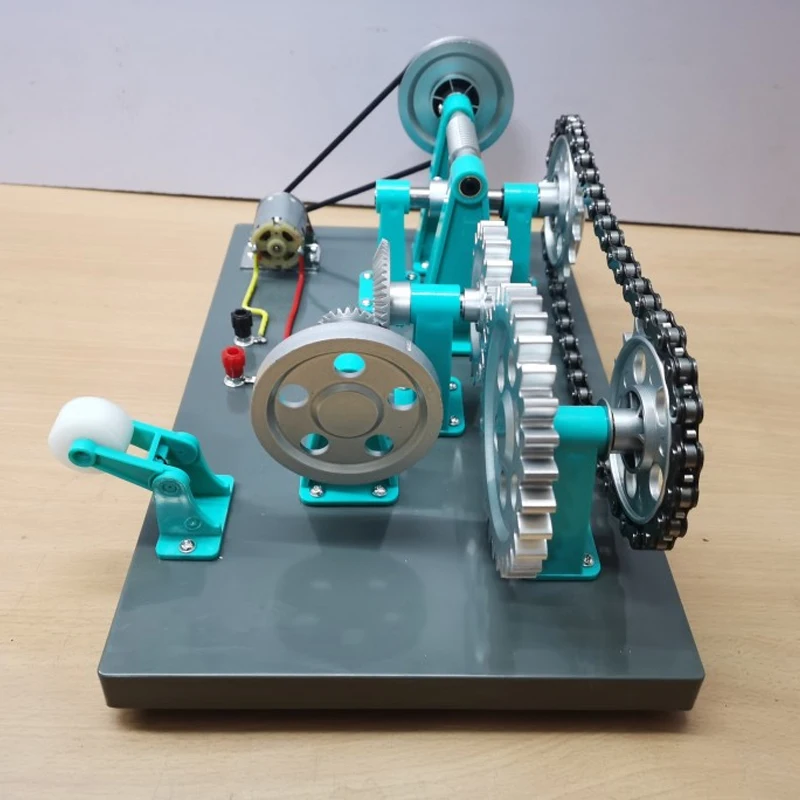 Motor Transmission Model Metal Machinery Demonstration Gear Rotation Instrument Transmission Ratio Scientific Experiment