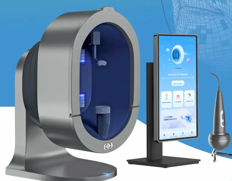 Ai Smart Skin & Scalp Analyzer Beauty Diagnostic Device With Microbial & Uv Detection