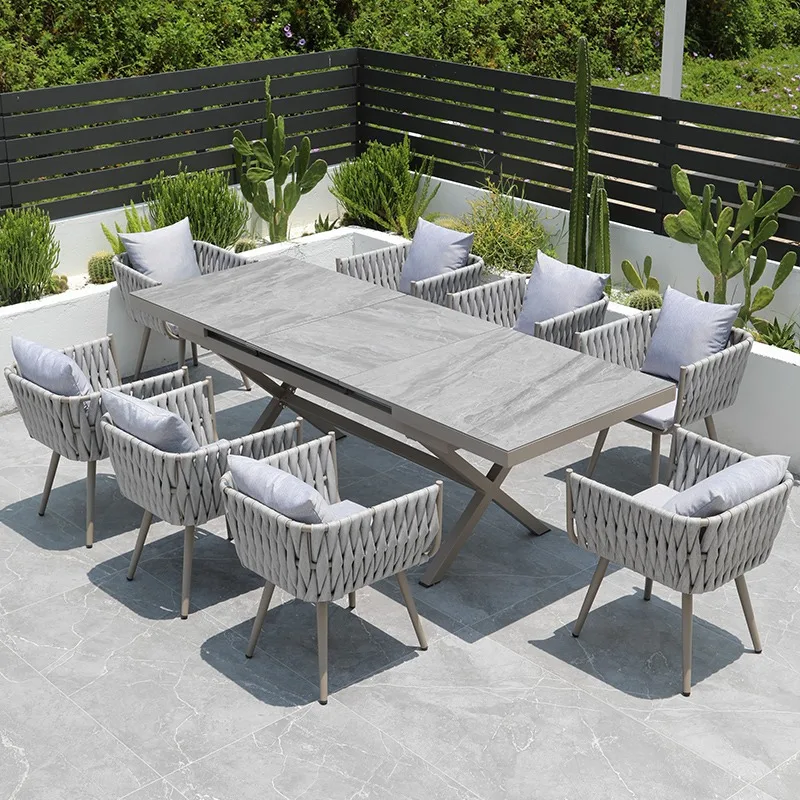 

Customizable outdoor tables and chairs