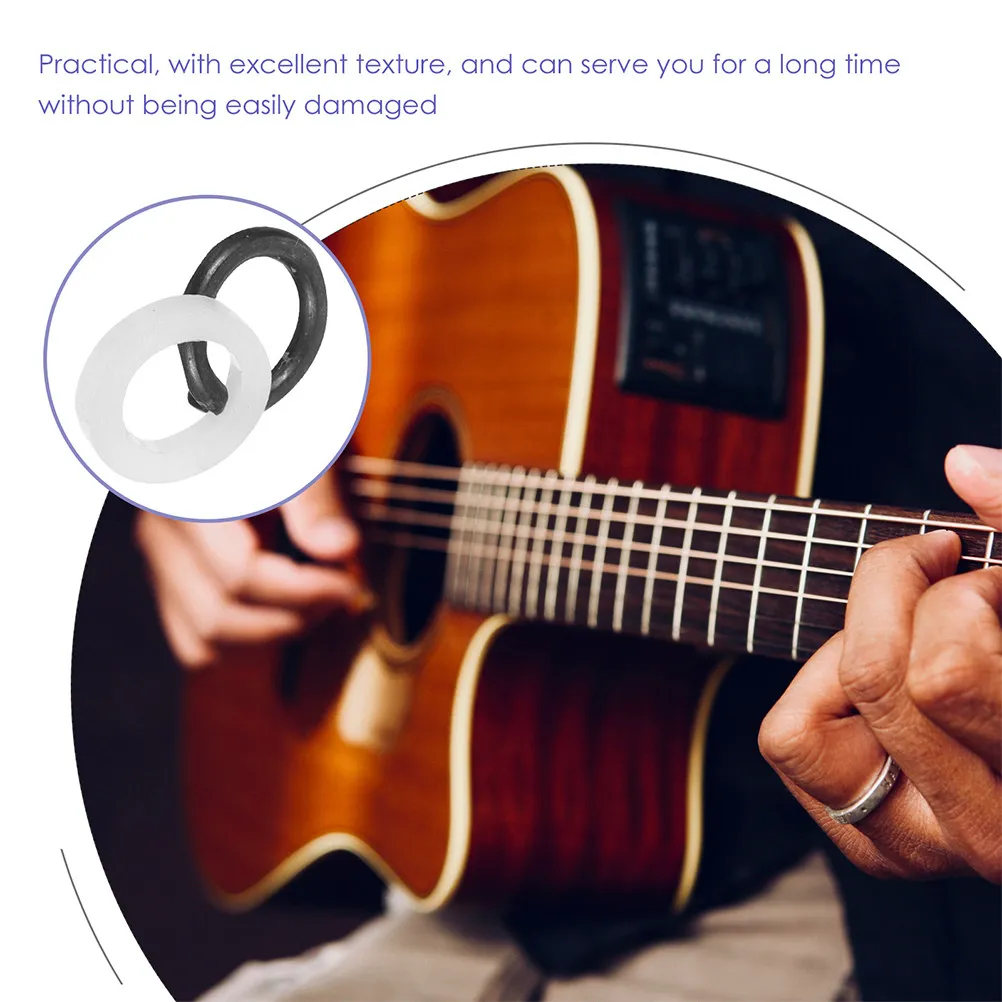 48Pcs Guitar Strap Lock Kit with String Button Handles Double Washers Non-Slip Guitar Protector for Electric Acoustic Bass