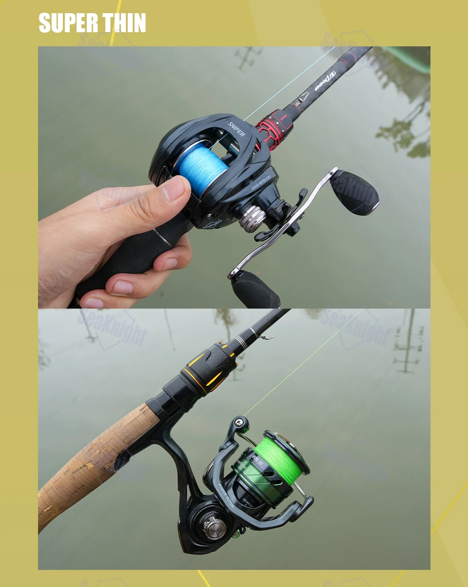 SeaKnight 8-Strang-Angelschnur 15LB-45LB Superdünne U8 Pro 150M – Anti-UV-Beschichtet F+ Salzwassergeschützt Wettbewerbsserie – Detail 10