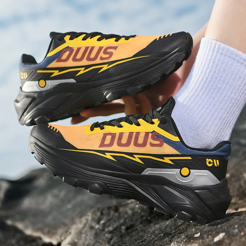 

Men's Breathable Cushioning Luxury Shoes Running Shoes Trainer Race Outdoor Couple Non-Slip Jogging Sneakers Mesh Off-road Shoes