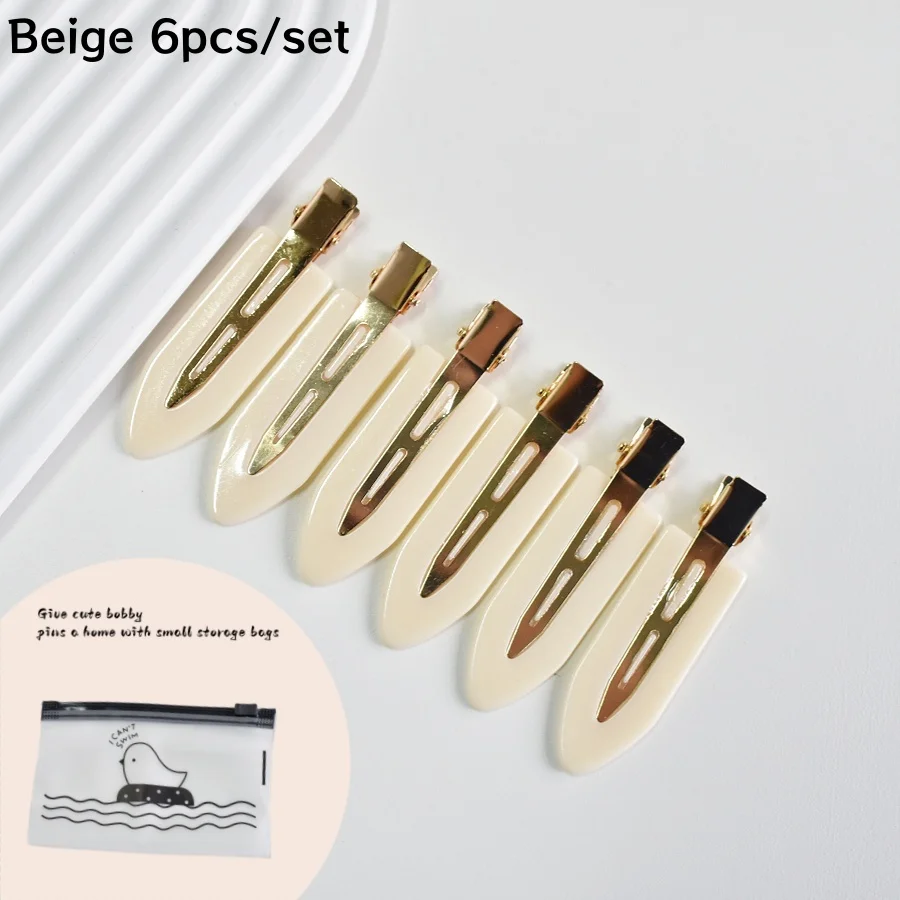 6er-Set Damen-Haarspangen aus mehrfarbigem Acryl, biegefeste Haarnadeln für tägliches Make-up, Gesichtsreinigung, Pony und zerzaustes Haar, spurlos – Detail 7