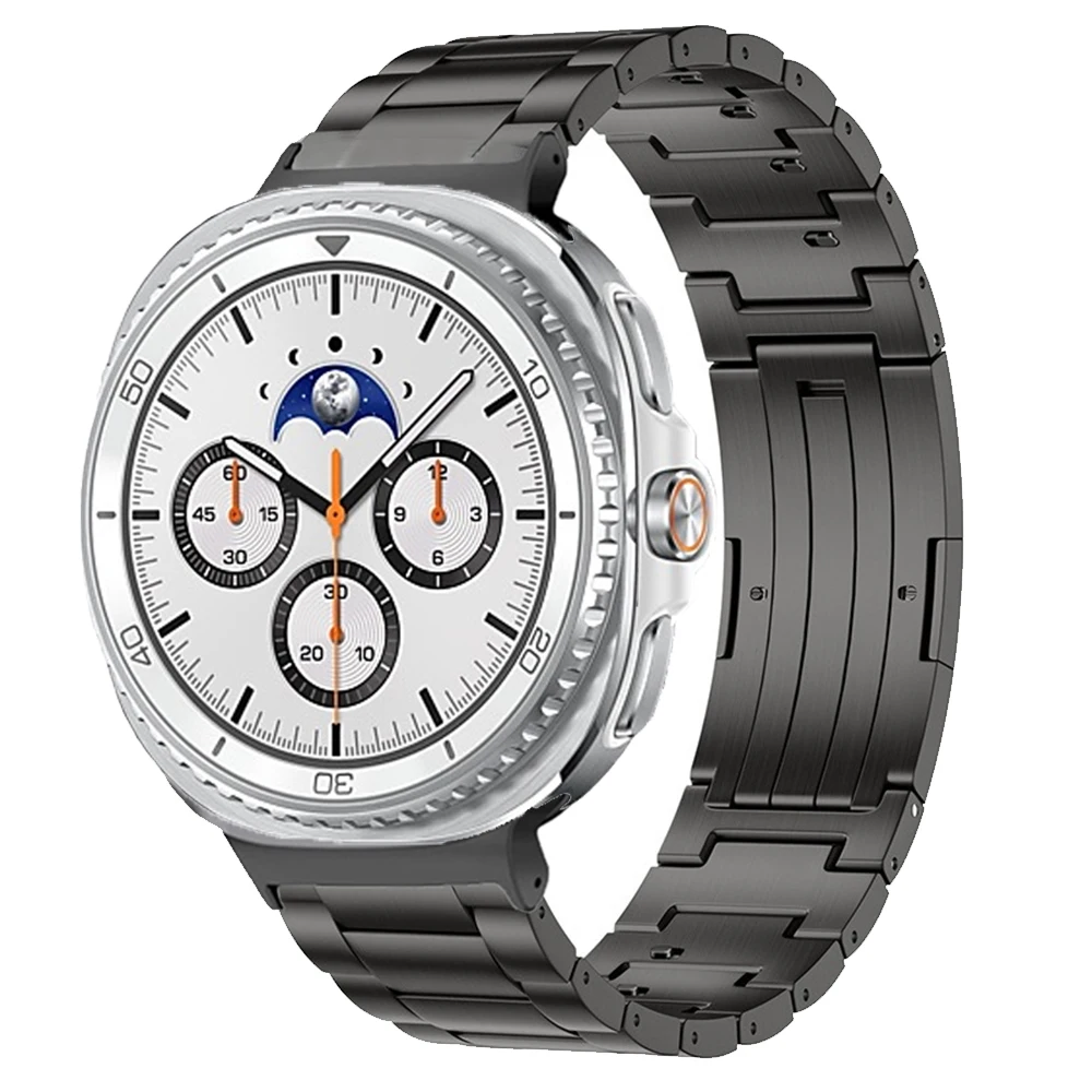 Titanarmband für Samsung Galaxy Watch Ultra 2025 47 mm Armband für Galaxy Watch 8 44 mm 40 mm/8 Classic 46 mm Schnellverschlussarmband