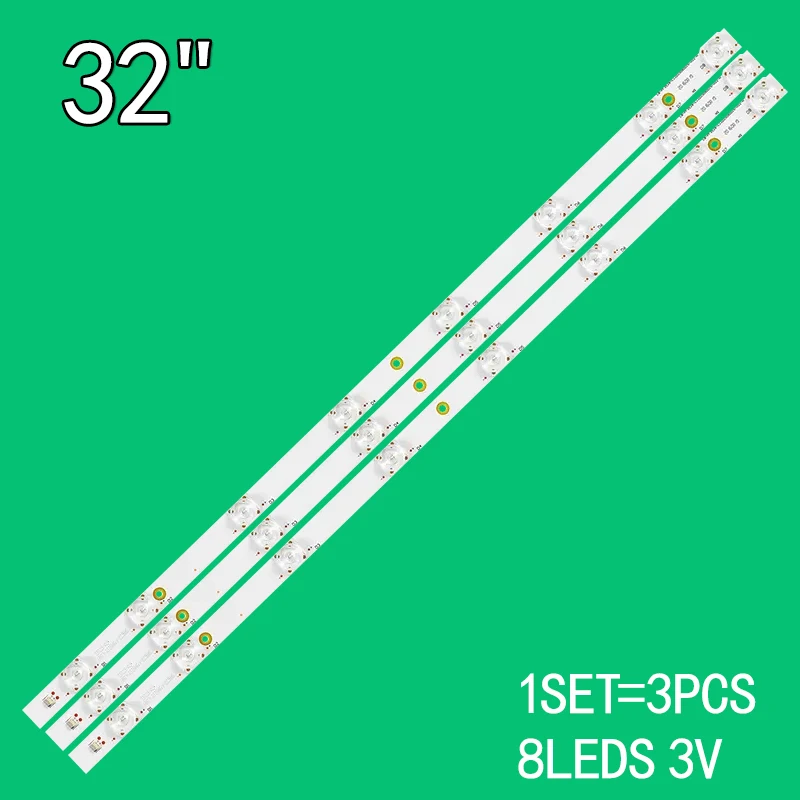 

LED backlight strip For 320D15-V02 V01 LB-PF3528-CJ3203080D15-V02-H NEXT YE-3206 32ECS33M 32ECS55R 32ECS20X 32ECS50R