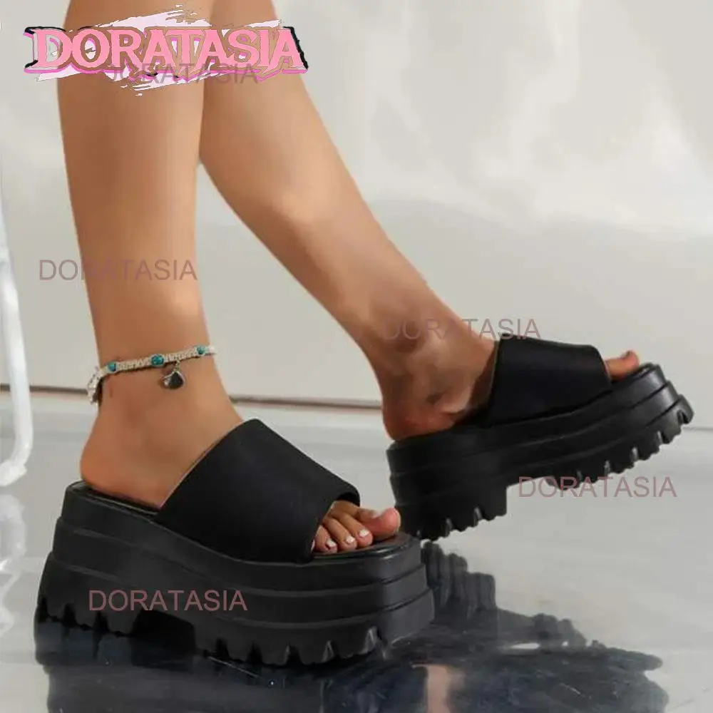 DORATASIA 2023 nowych przypadkowych kobiet Gladiator buty grubym dnem platformy klapki damskie rzym moda wygodne letnie wysokiej jakości buty