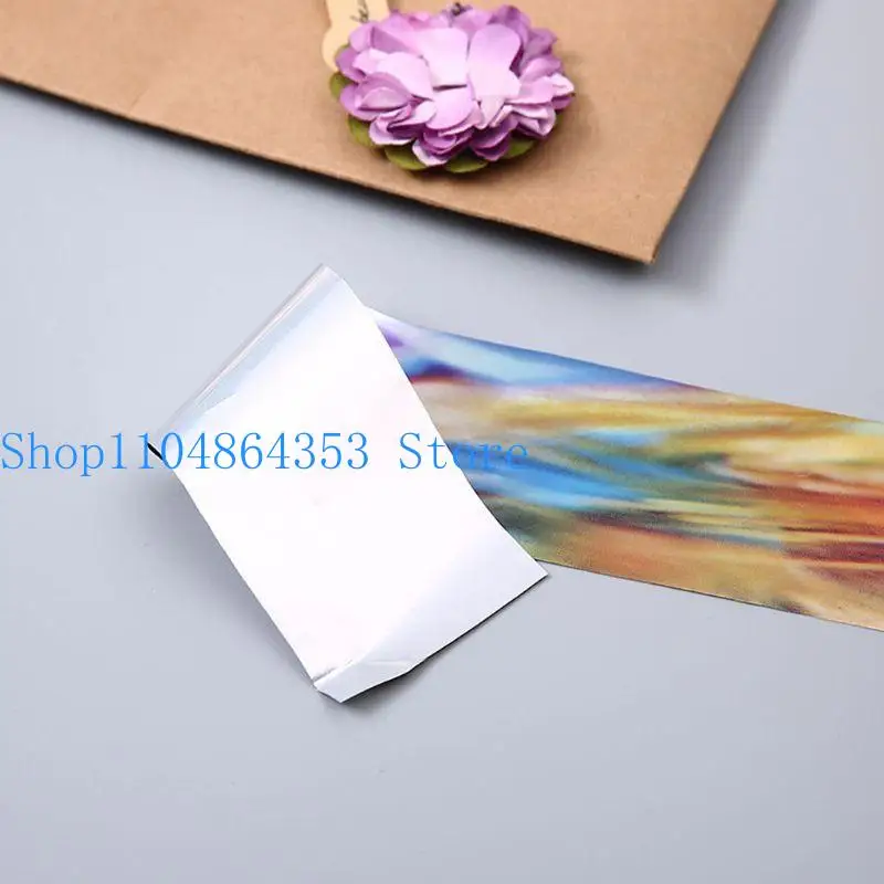 

652F Многофункциональный блестящий магический цвет для зеркальной бумаги для эпоксидной смолы DIY MO