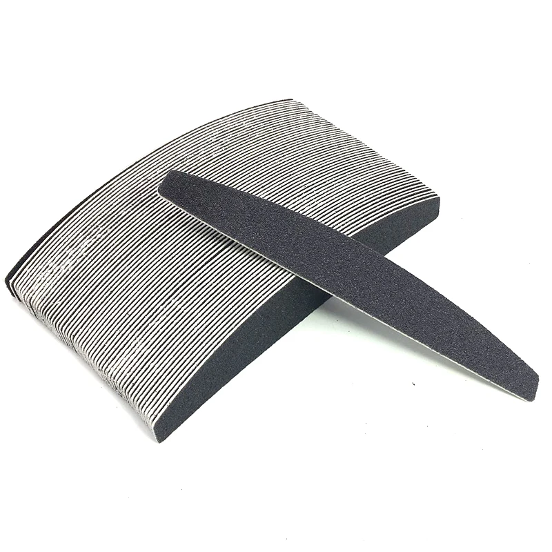 50 قطعة استبدال الرملي ملف الأظافر مع مقبض معدني للإزالة 80/100/180/240 شرائط على الوجهين مانيكير مسمار الفن الملفات #2