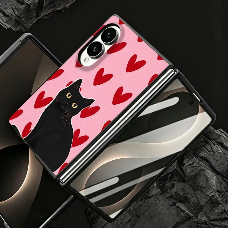 Case for Samsung Galaxy ZFold8 Z Fold 8 Z Fold8 Wide ZFold Wide Luxury Phone Cover Cartoon Cat Cute