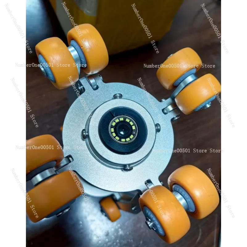 

Sewer Pipe Endoscope Camera Crawler Retractable Stand Guide Pulley Lens Accessories Y1746L 17Cm 46cm