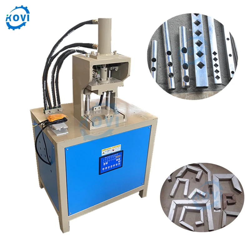 

Hydraulic Punching Pneumatic Aluminum Window Puncher Stainless Steel Round Pipe Square Tube Notching Hine