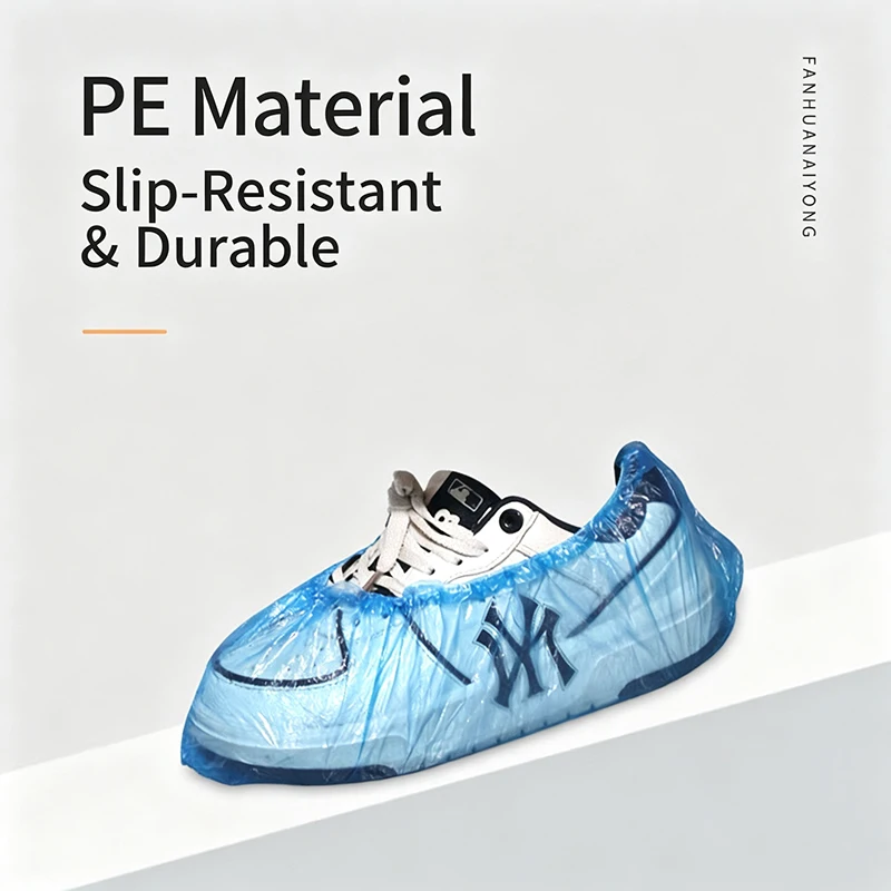 Disposable shoe covers for indoor home use, thick, wear-resistant, dustproof and non-slip, suitable for server rooms and factori
