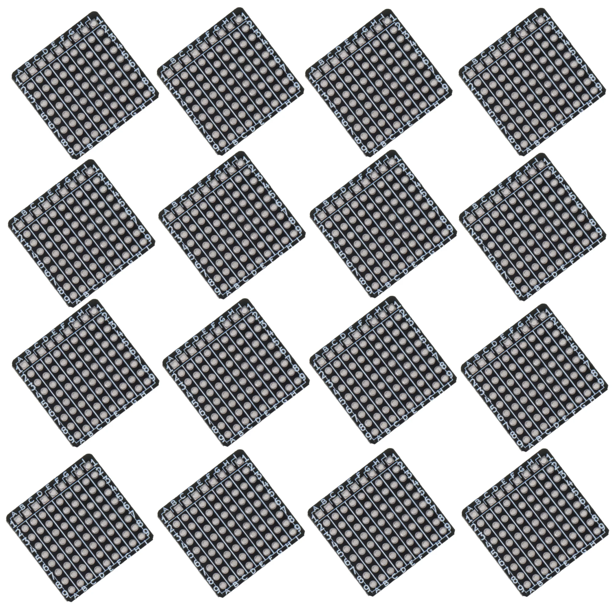 Płytka prototypowa, 25, 4x25, 4mm, mały rozmiar, płytka drukowana, możliwość lutowania, do Arduino, kompatybilne projekty lutownicze (zestaw 16 szt.)