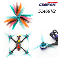 20Pairs(20CW+20CCW) Gemfan Hurricane 51466 MCK V2 3-Blade/Tri-Blade PC Propeller for RC FPV Freestyle 5inch Drones DIY Parts