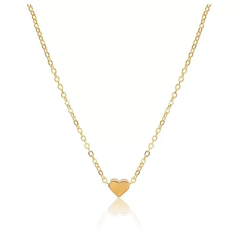 Fashion Exquisite Love Women's Necklace, imple Style Alloy Love Clavicle Pendant, Suitable For Temperament Women Jewelry Gifts image 3