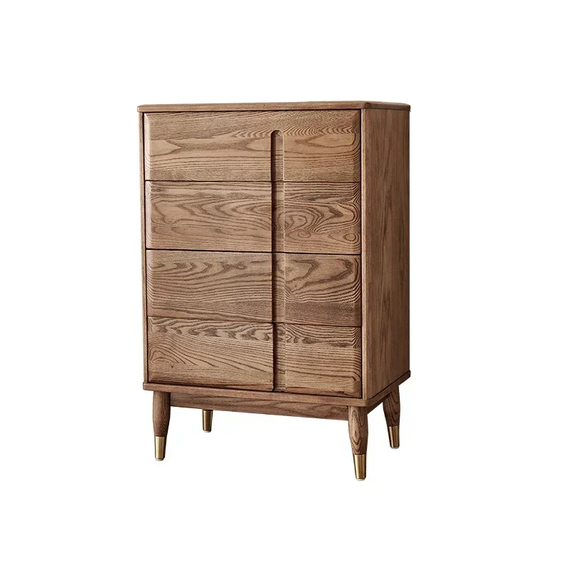 Solid Wood Chest of Drawers Living Room TV Cabinet next to Side Cabinet Master Bedroom Bedside Storage Cabinet